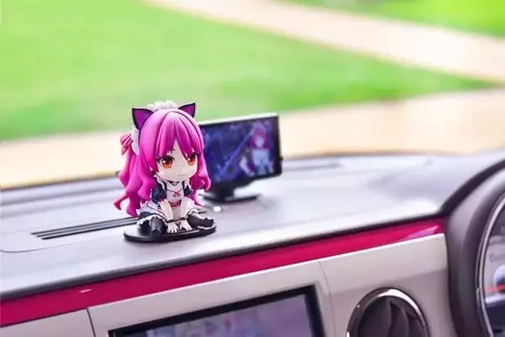 ユピテル　ちびロイド　CR-S01 富士サクラ　GPSreceiver CR-S01 - ちびロイド（ちびサクラ）フィギュア型GPSレシーバー