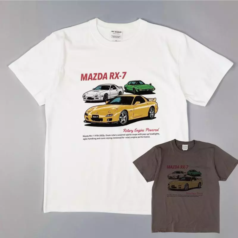 MAZDA RX-7 Tシャツ発売|【業界先取り】業界ニュース・自動車ニュース