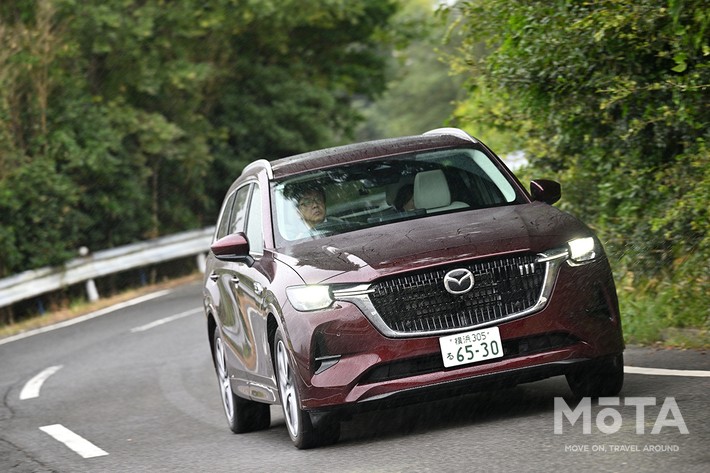 新型CX-80の走行イメージ