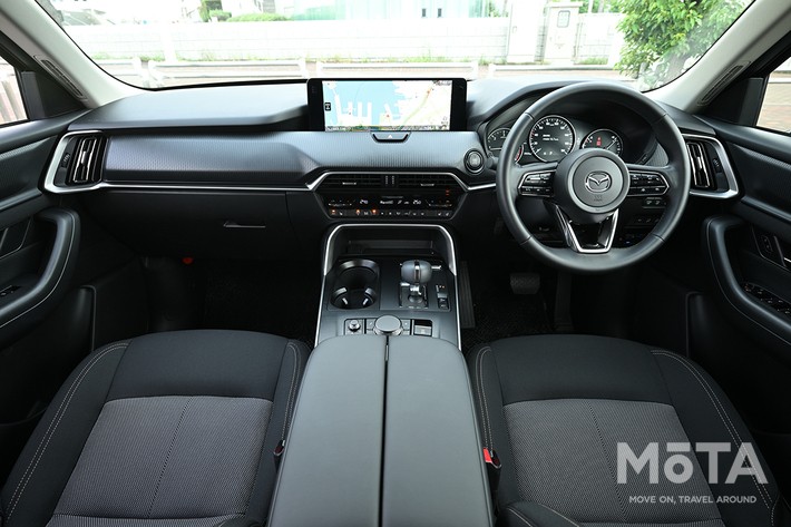 新型CX-80 XD Sパッケージのインパネ