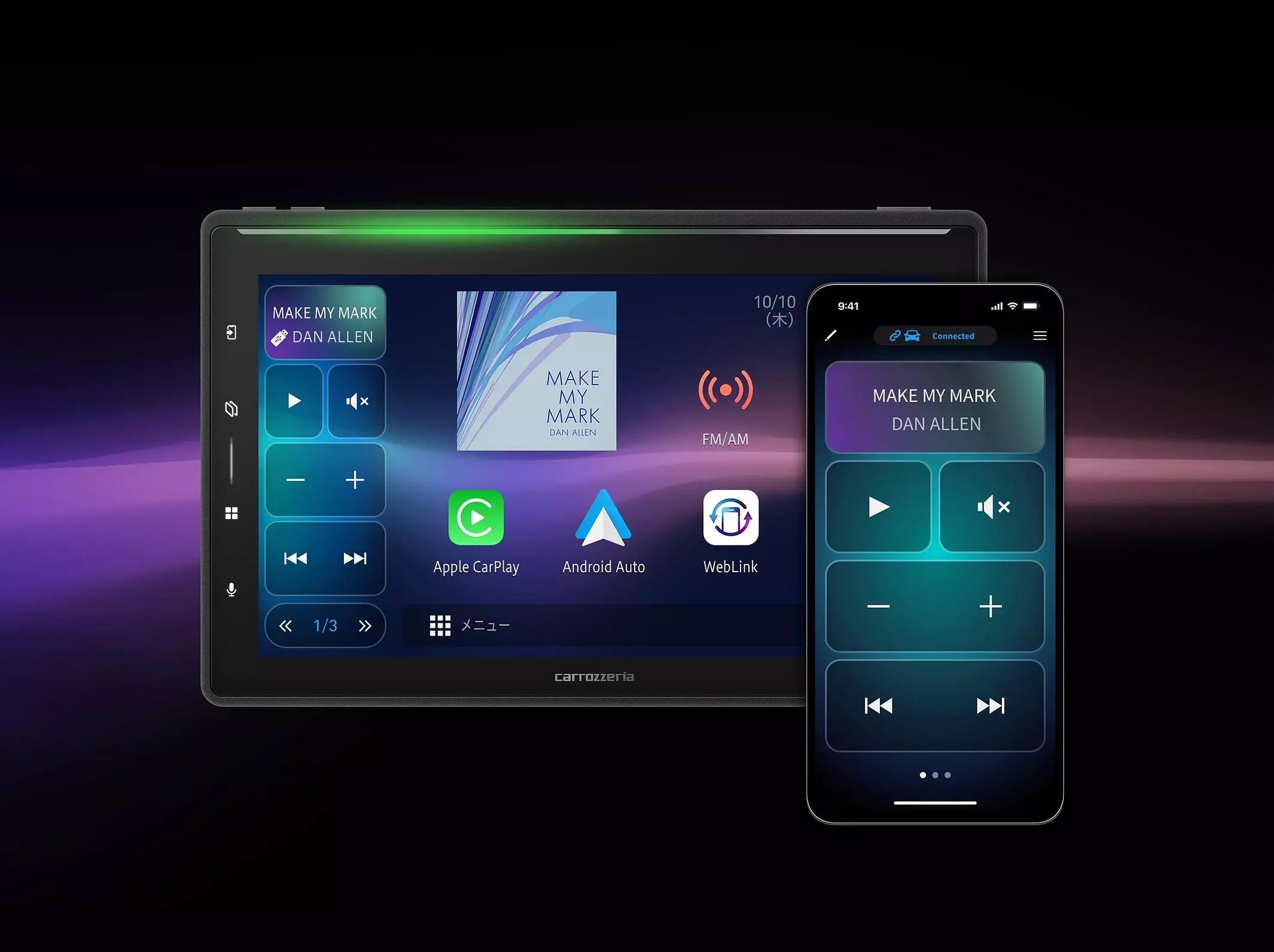 Pioneer カロッツェリア　DMH-SF900 ディスプレイオーディオ Pioneer パイオニア カロッツェリア オーディオユニット 10.1V型HD