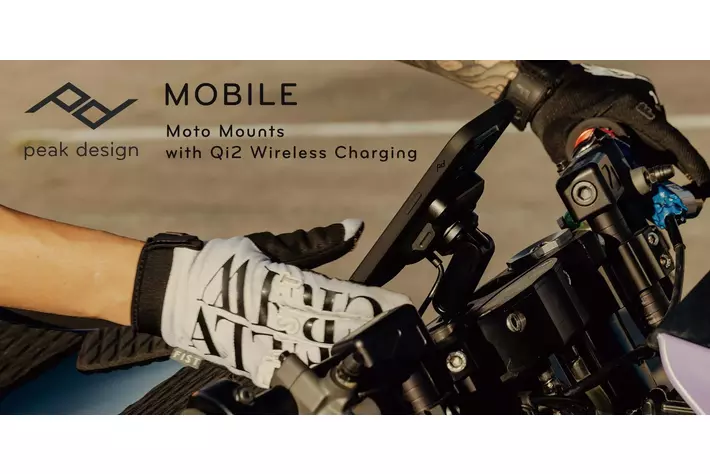ピークデザイン モーターサイクル バー マウント V2 揺れ振動防止 Peak