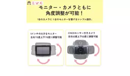 業界初！車載対応ワイヤレスベビーモニター『ミマモ』AN-M017が新登場