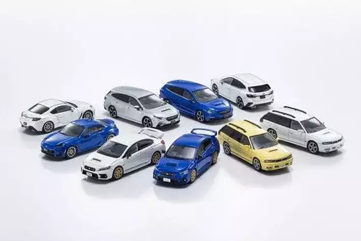 京商 ミニカー | KYOSHO 64 Collection Vol.3 SUBARU Complete