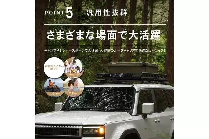 新型 ランドクルーザー 250 専用 ルーフキャリア（ルーフラック） 登場