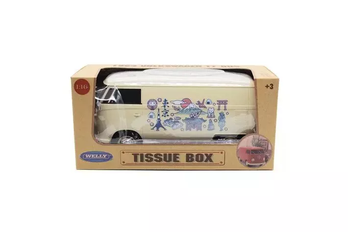 ワーゲンバス　ティシュケース ワーゲンバス型ティッシュケース「東京版」が新発売 | 株式会社