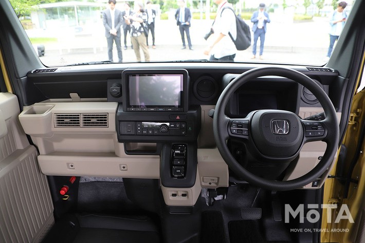 ホンダ N-VAN e:にはBレンジが設定されている