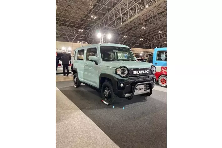 スズキ ハスラー　MR31S NA インフィニティカスタムデモカー fusion FROM SPIEGELがハスラーのデモカーを初公開！|【業界先取り