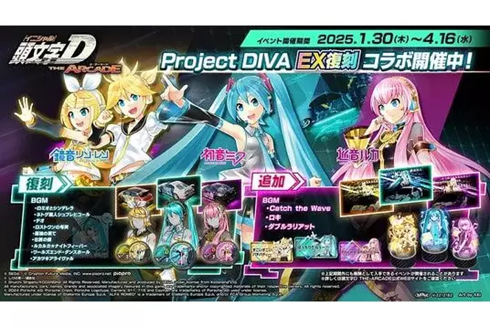 頭文字D THE ARCADE』1月30日(木)より『初音ミク -Project 頭文字D THE ARCADE』1月30日(木)より『初音ミク -Project