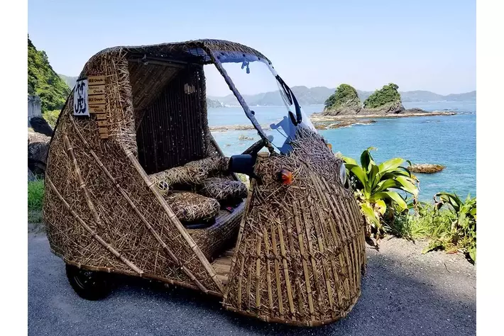 竹の魅力発信！第33回阿南市活竹祭で虎竹電気自動車「竹トラッカー」の試乗体験会