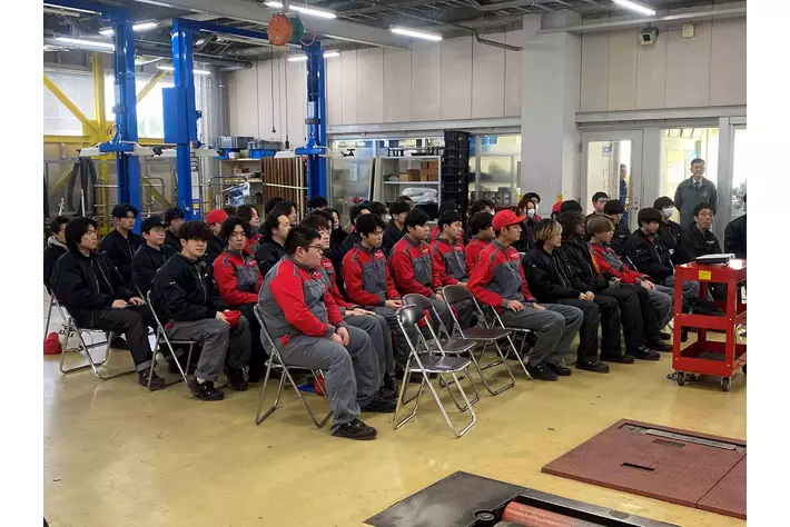 【専門学校 新潟国際自動車大学校】最新バイク技術を体感！二輪技術講習会を実施しました。