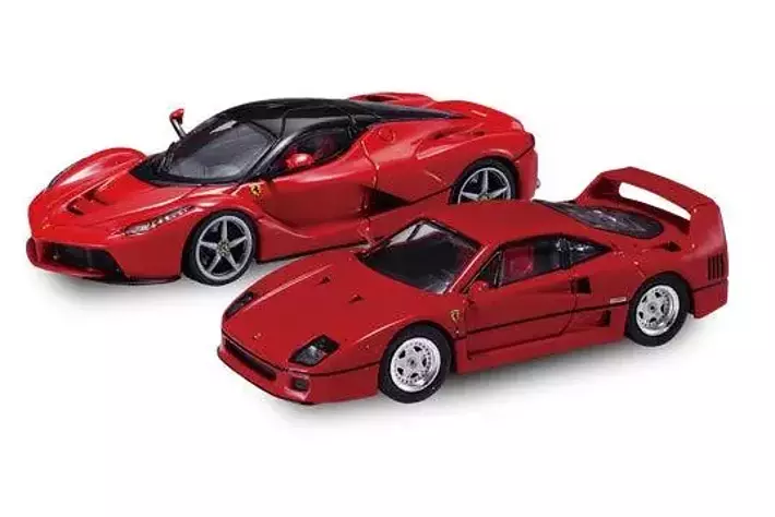 Detail Cars ミニカー フェラーリF40レーシング　3台セット Detail Cars ミニカー フェラーリF40レーシング 3台セット