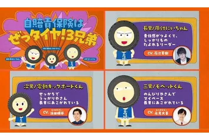 声優・花江夏樹さんとお笑い芸人・カベポスターが初の“タイヤ役”に挑戦