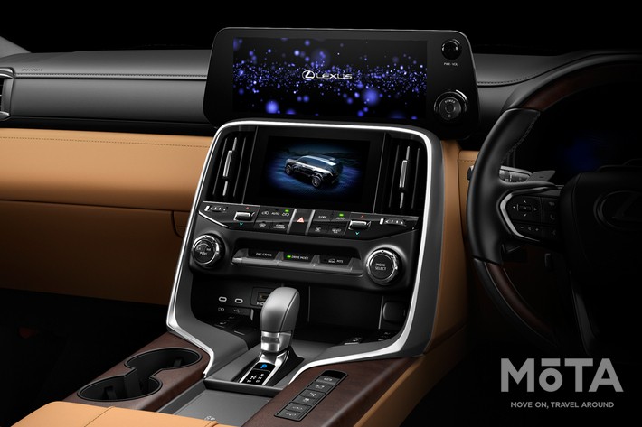 新型LX700hのセンターコンソール