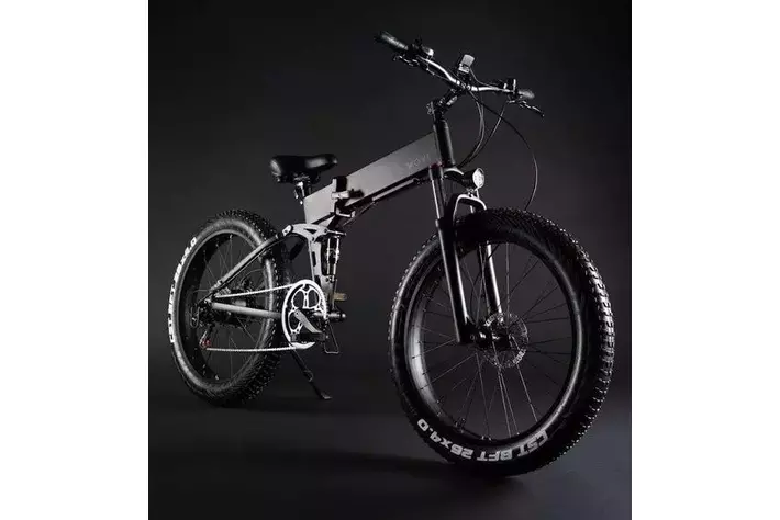 【限定モデル】MOVE XG【引き取り】 MOVEの折りたたみ電動自転車「MOVE XG」、26インチファットタイヤを