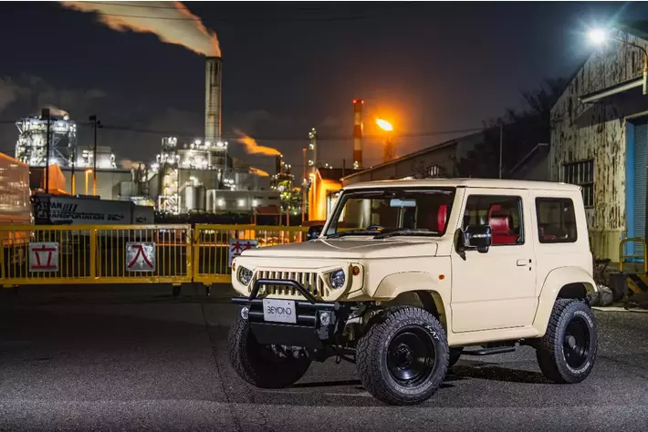 【ジムニーシエラ】TAS2025 OAM2025 展示車をそのまま発売！強烈な個性のソルジャーフェイスグリル