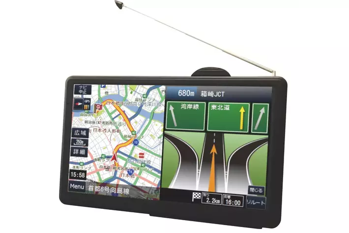 2025年度版 7型ドライブレコーダー搭載ワンセグナビ OT-DN711N 美品 2025年度版地図］ドライブレコーダー機能を搭載「OVERTIME® 7