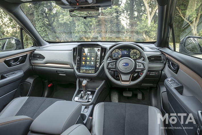新型フォレスター スポーツのインパネ