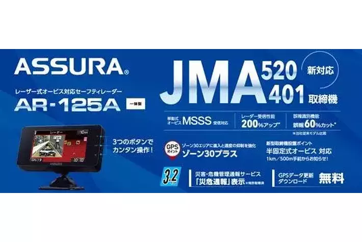 最先端の取り締まりに、最先端の対策を 新型取締機「JMA-520/401」に