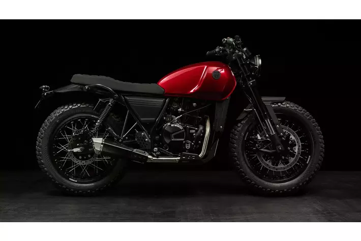 MUTT Motorcycles DRK-01カスタムテイストあふれる限定車、新色「CANDY RED」と「WHITE SAND」を発売
