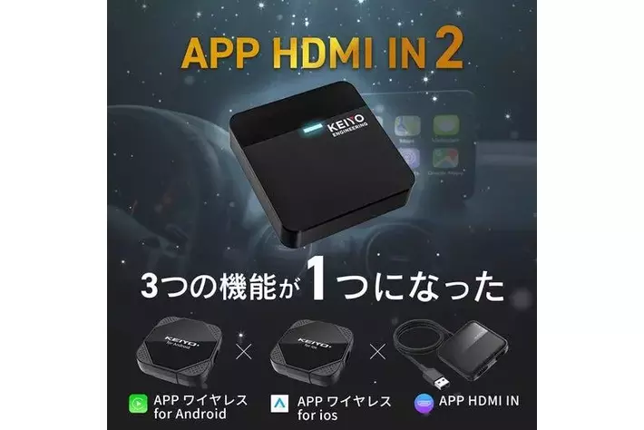 車載用エンタメデバイスの新定番、ついに誕生!KEIYO APP 車載用エンタメデバイスの新定番、ついに誕生!KEIYO APP