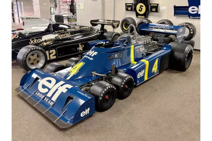 タミヤ、6輪F1マシン「タイレルP34」実車を東京・新橋で6月末まで展示