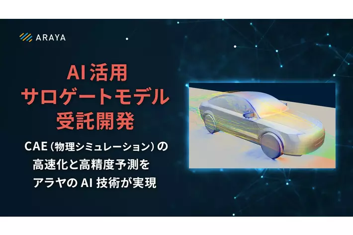 CAEの高速化と高精度予測をAIが実現『AI活用サロゲートモデル受託開発サービス』の提供を開始