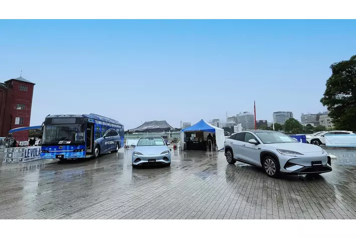 BYD Japan Group、ル・ボラン カーズミート2025横浜に乗用車・商用車合同で出展