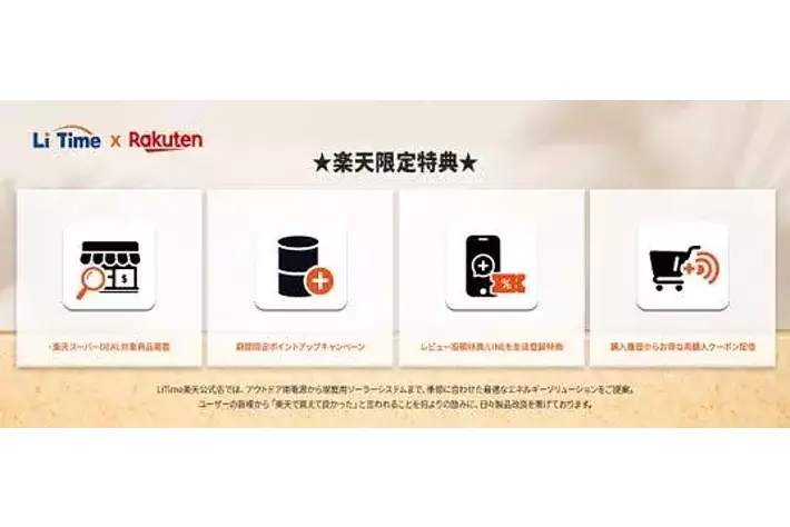 蓄電から始めるエコ生活・6/3~6/15」LiTime＆楽天スーパーセール開催中