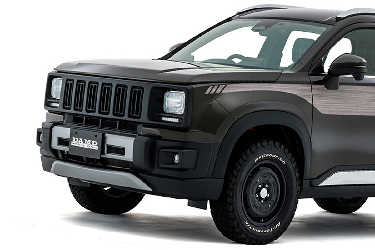 WR-Vをアメ車風な“角目フェイス”に！ DAMDが新作「WR-V REVERB」を発売 