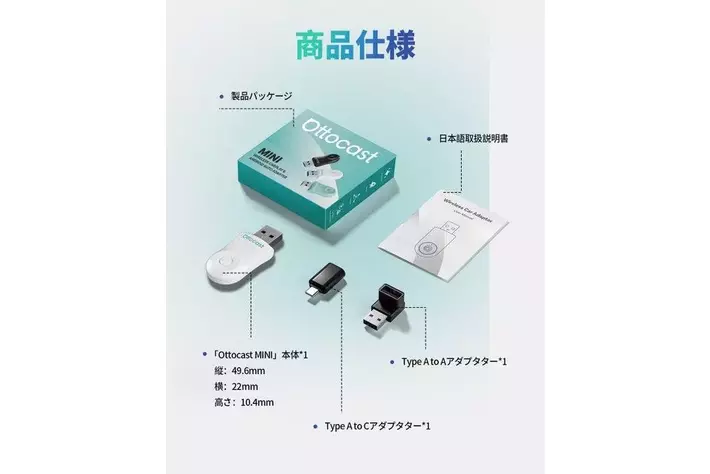 Ottocastの人気アダプター「MINI」に、楽天市場でも好評販売中の