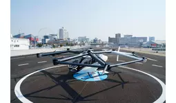 Osaka Metroが整備した空飛ぶクルマ専用 「大阪港バーティポート」にて