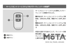 ホンダ キーレスエントリーシステムでのパワーウインドウ開閉
