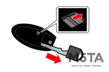 メカニカルキーの出し方（日産公式）