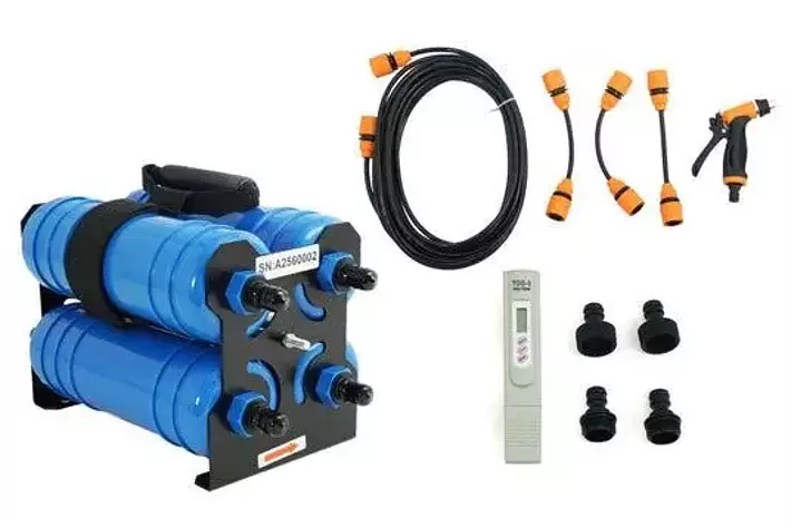 純水で洗車ができることで愛車をピカピカにキープ『水道に取り付ける