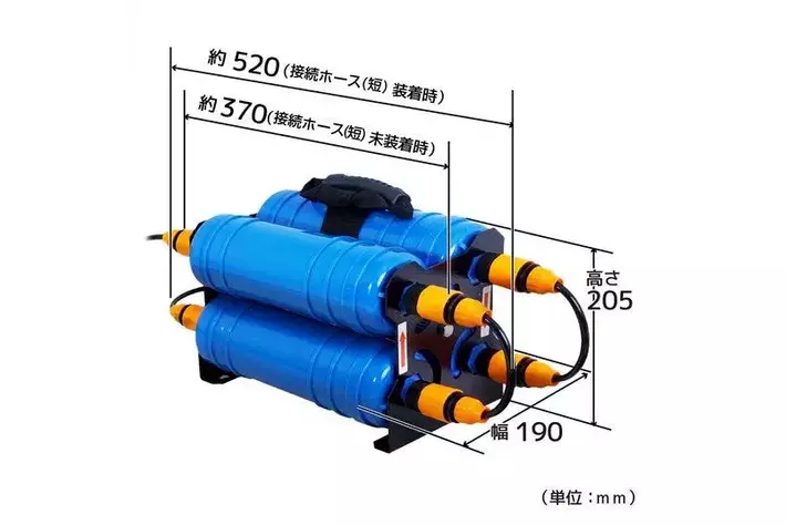純水で洗車ができることで愛車をピカピカにキープ『水道に取り付ける