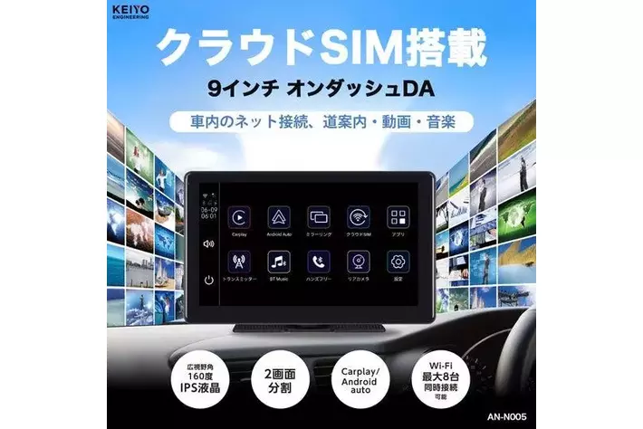 業界初！初回10GB/30日ギガを搭載したクラウドSIMオンダッシュDA「AN