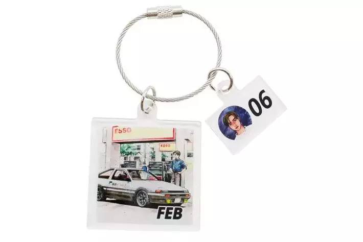 頭文字D』30周年記念イベントに365日 (全366種) アクリルキーチェーン