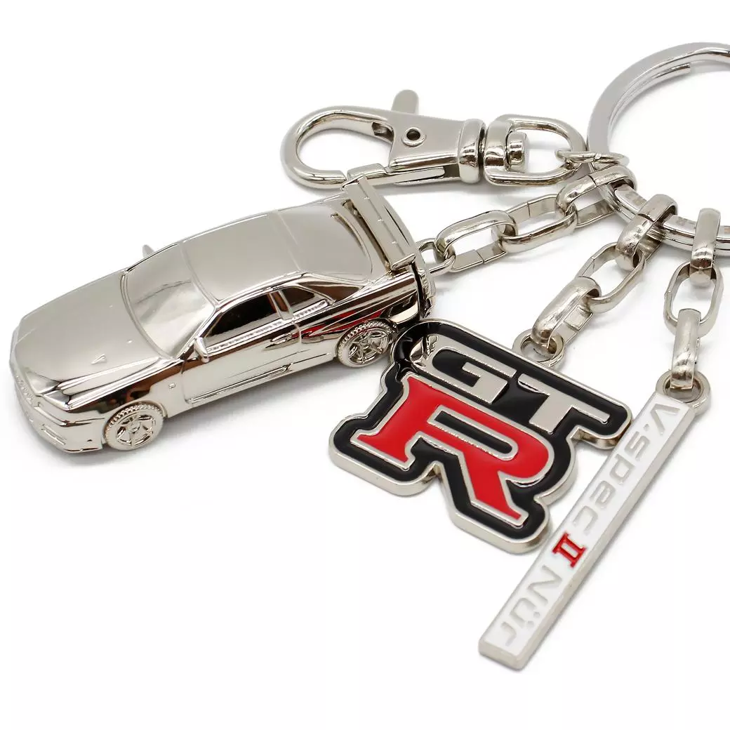 新商品○3000個限定○ 日産スカイライン GT-R (BNR34) キーリング