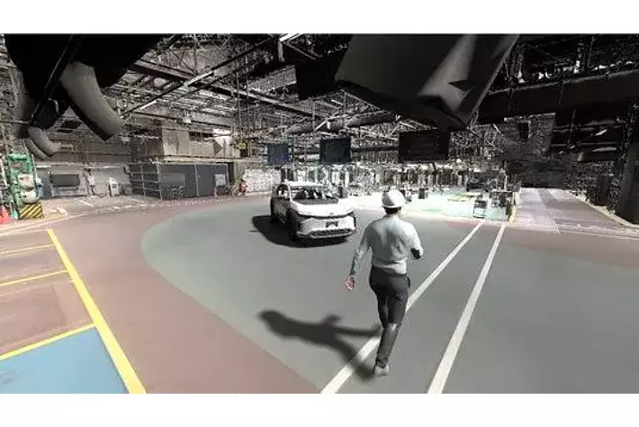 トヨタ自動車とアイクリスタル、3Dデジタルツイン上で工場内センサ