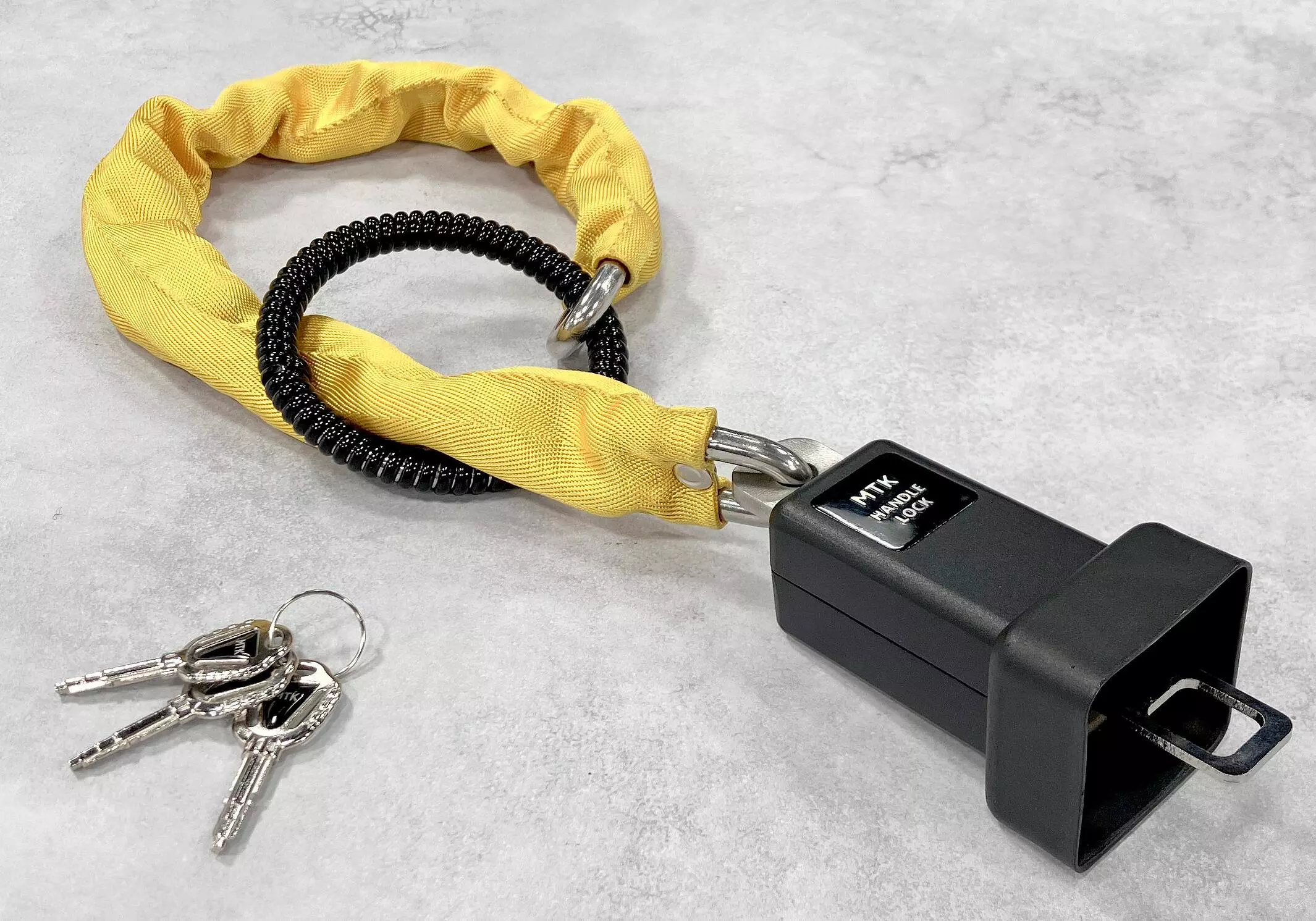 驚異の防御力が評価！【MTK ハンドルロック2】Makuakeアウトドア部門