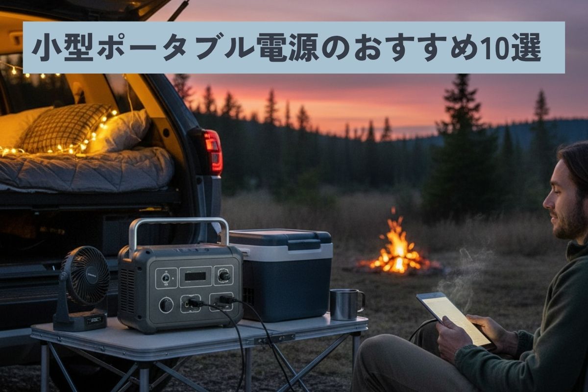 2025年】小型ポータブル電源のおすすめ10選！ 5kg以下の軽量モデルと