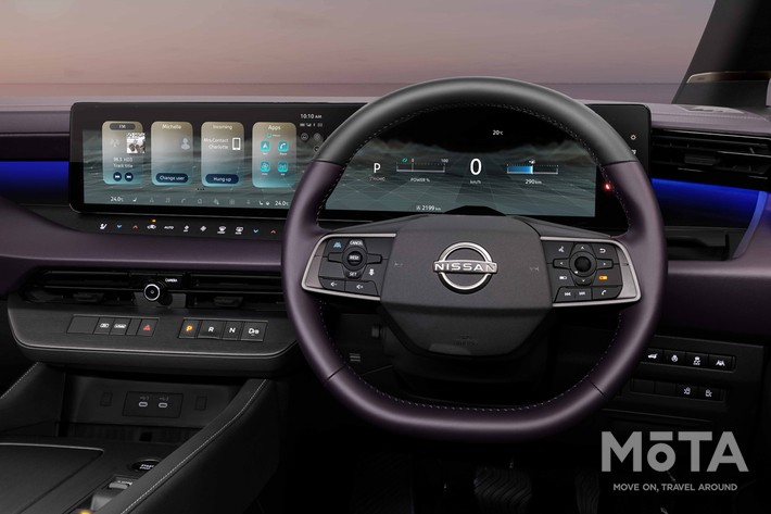 新型エルグランドの運転席周り