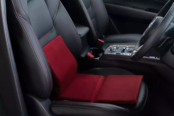 新商品】自動車用クッションの最高峰へ。ドライブを快適にする、エクス