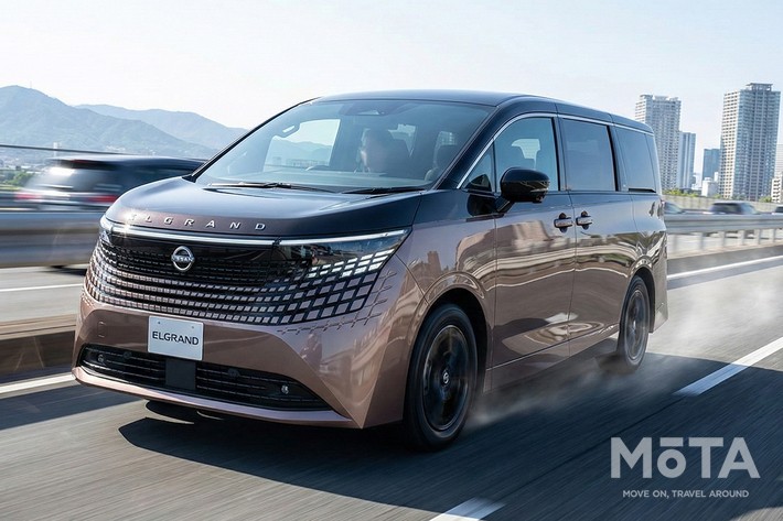 参考：新型エルグランドの走行イメージ画像