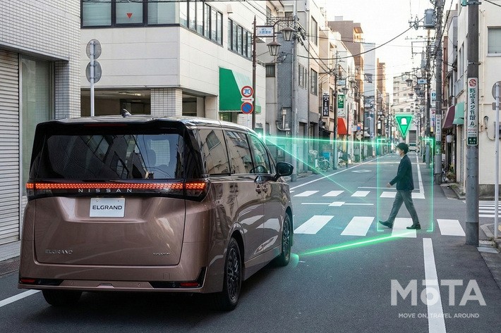 参考：新型エルグランドに将来的に搭載される予定のプロパイロット進化版のイメージ