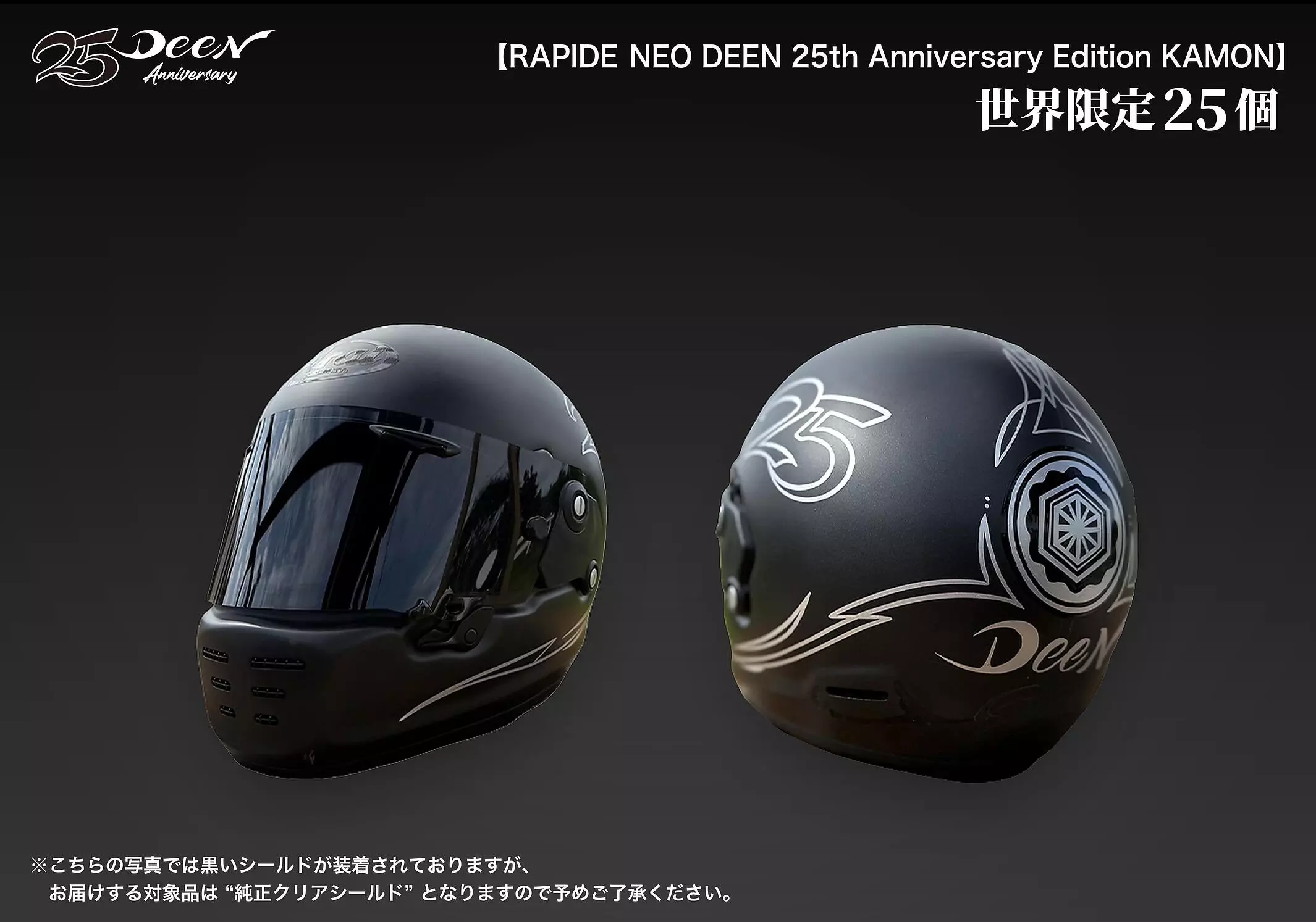 手描き伊万里柄ヘルメット！レア度満点 世界で25個だけ。家紋×ピンストライプで彩る特別仕様《RAPIDE-NEO DEEN