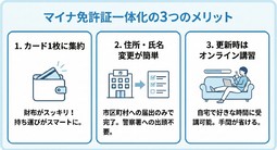 マイナ免許証と従来免許証の2枚持ちが最強
