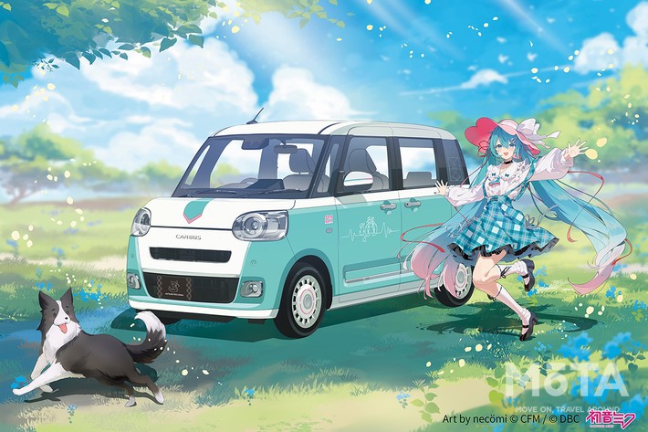 人気絵師necomi（※正式表記はoにウムラウト）氏の描き下ろしイラスト