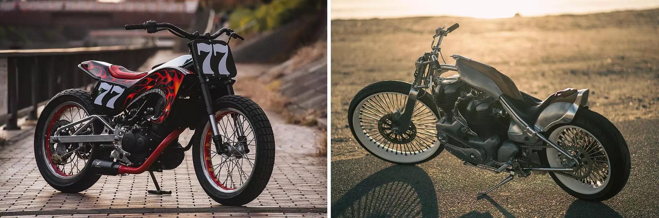 ロイヤルエンフィールド カスタムバイク「VITA」と「Carolina Reaper